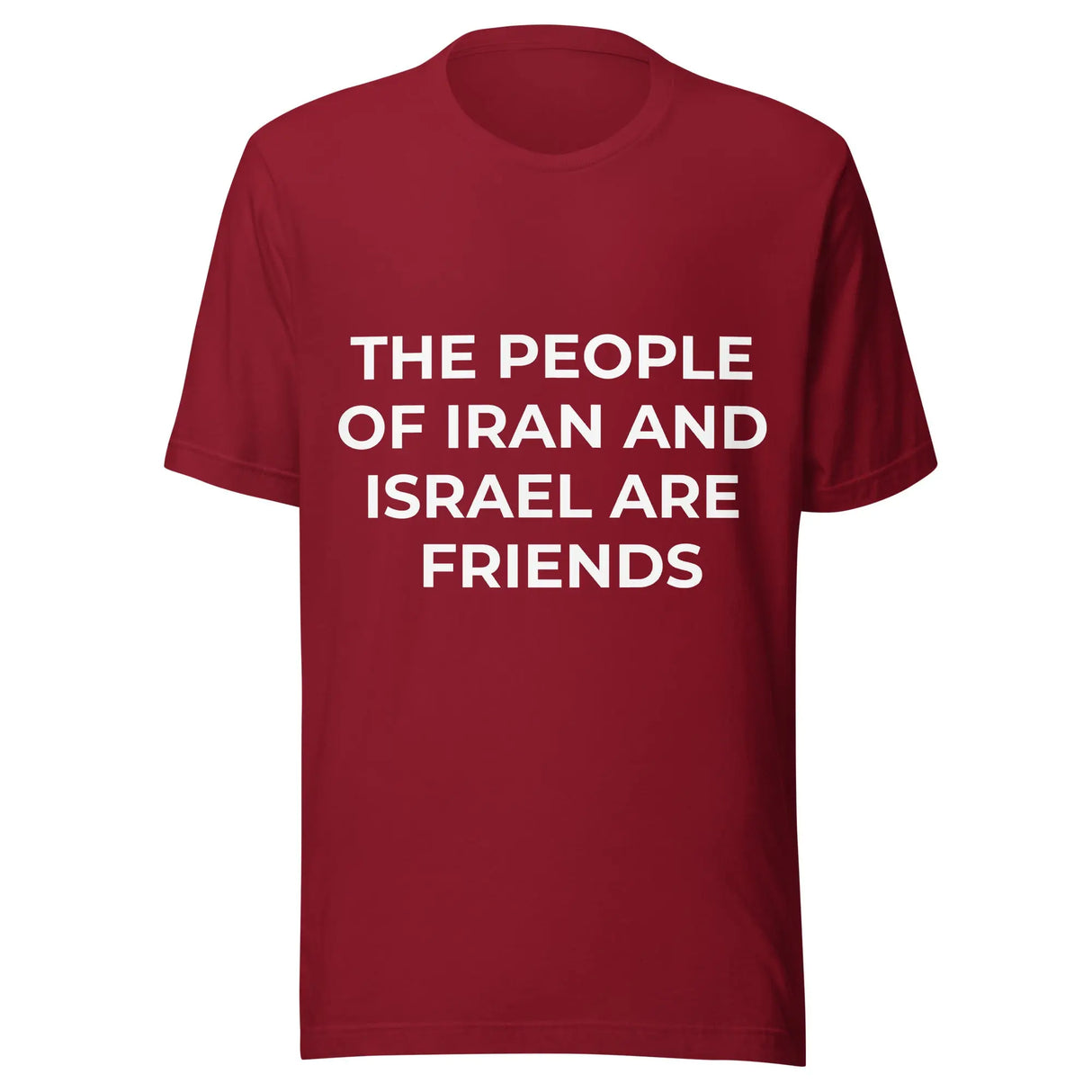 Iran Israel Friends Unisex T-Shirt The Israel Store