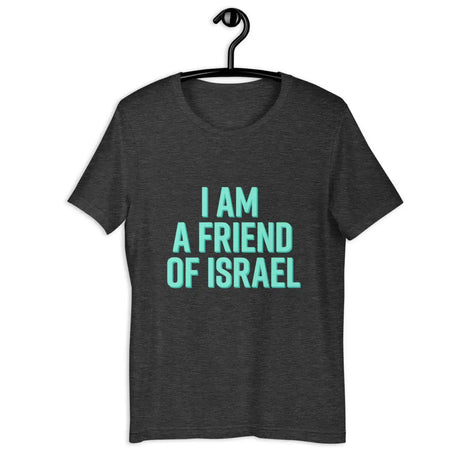 Friend Of Israel Unisex T-Shirt - Blue Design The Israel Store