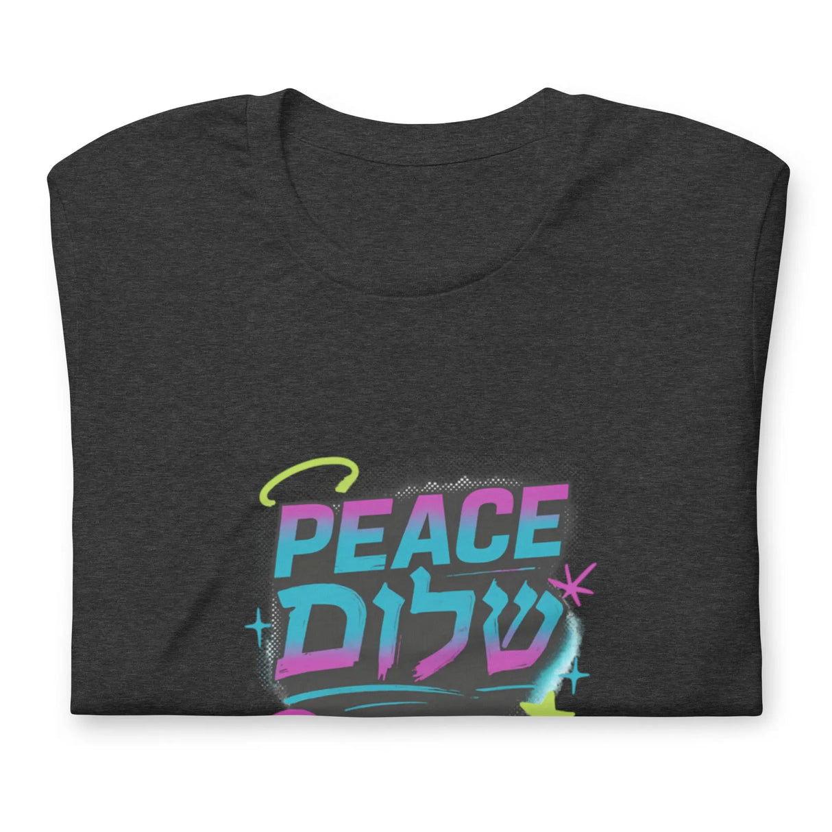 Peace Shalom Graffiti Unisex T-Shirt The Israel Store