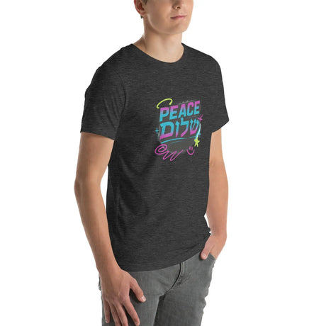Peace Shalom Graffiti Unisex T-Shirt The Israel Store