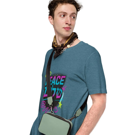 Peace Shalom Graffiti Unisex T-Shirt The Israel Store