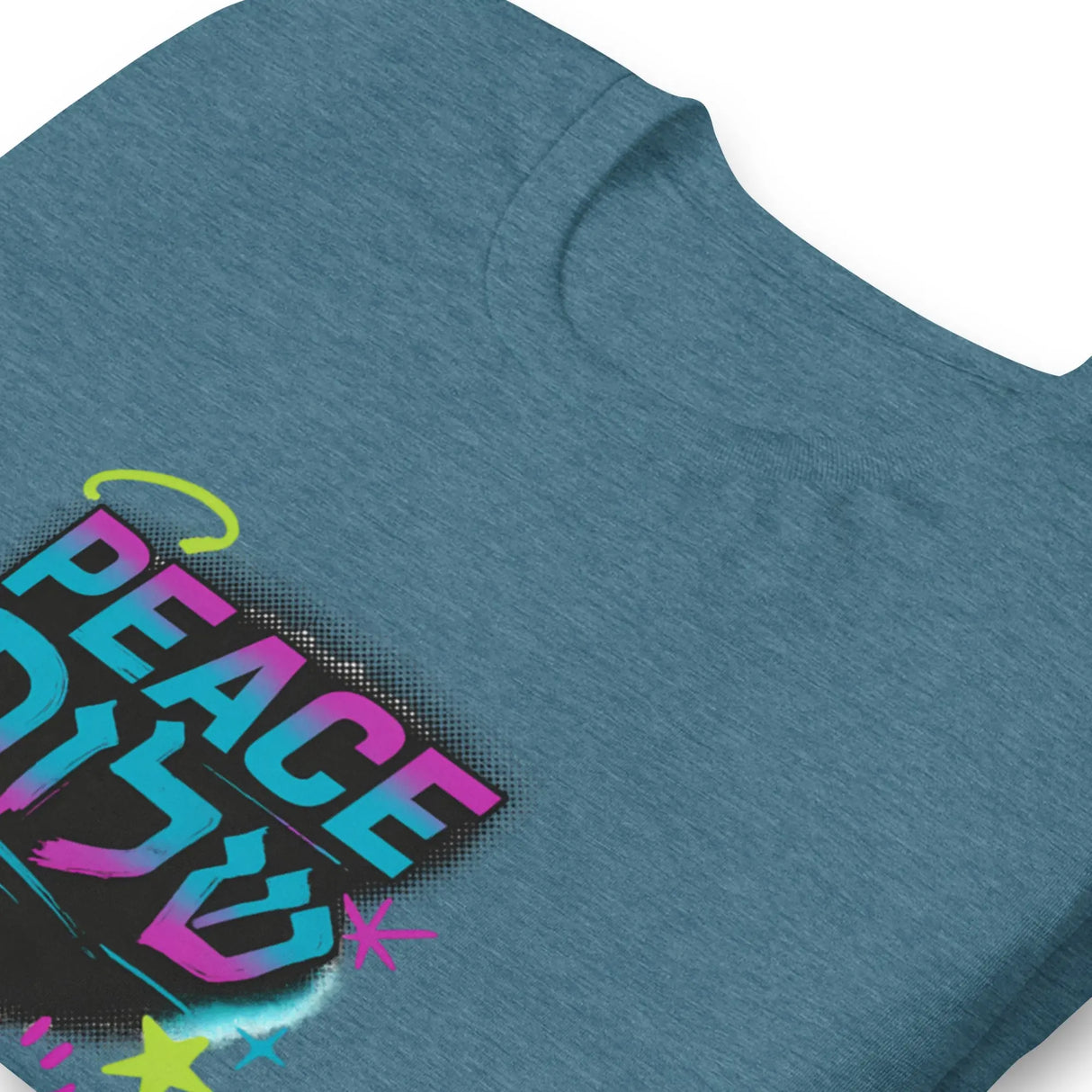 Peace Shalom Graffiti Unisex T-Shirt The Israel Store