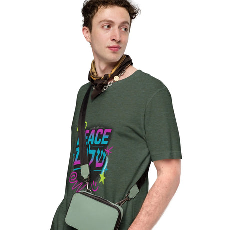 Peace Shalom Graffiti Unisex T-Shirt The Israel Store
