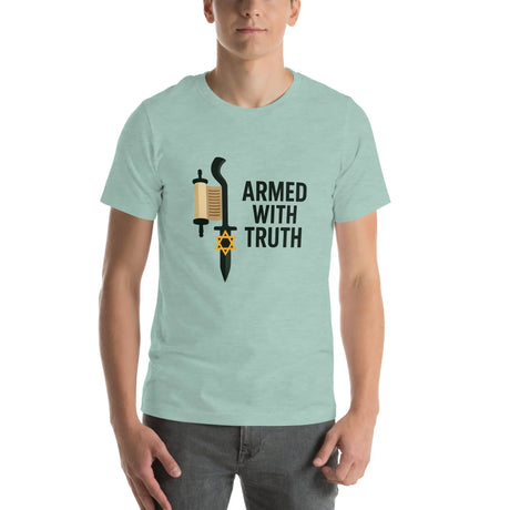 Armed with Truth – Torah & Sword Pro-Israel Unisex T-Shirt The Israel Store