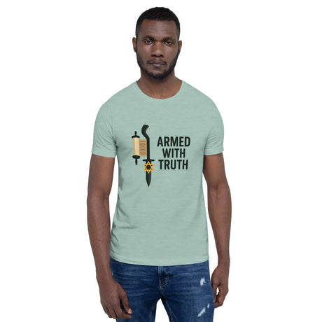 Armed with Truth – Torah & Sword Pro-Israel Unisex T-Shirt The Israel Store