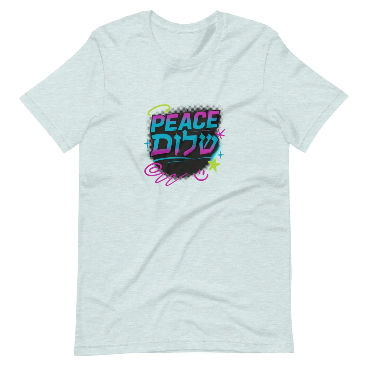 Peace Shalom Graffiti Unisex T-Shirt The Israel Store