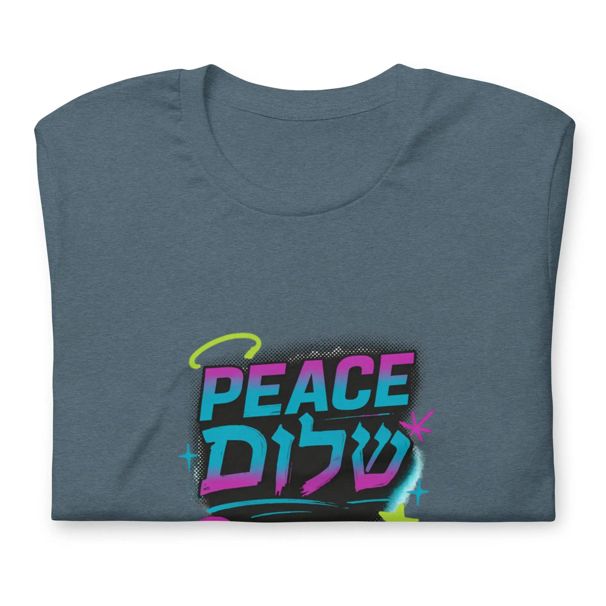 Peace Shalom Graffiti Unisex T-Shirt The Israel Store