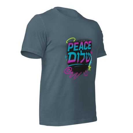 Peace Shalom Graffiti Unisex T-Shirt The Israel Store
