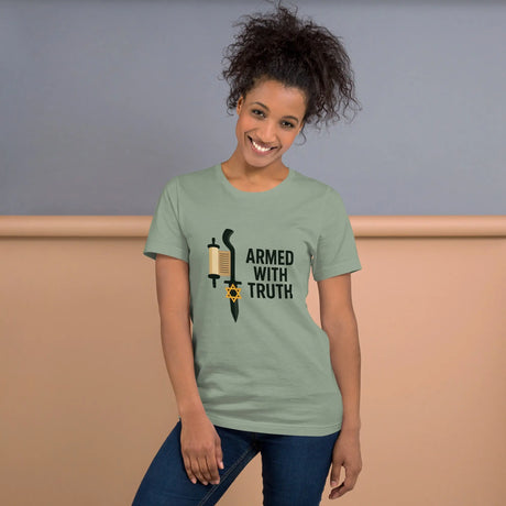 Armed with Truth – Torah & Sword Pro-Israel Unisex T-Shirt The Israel Store
