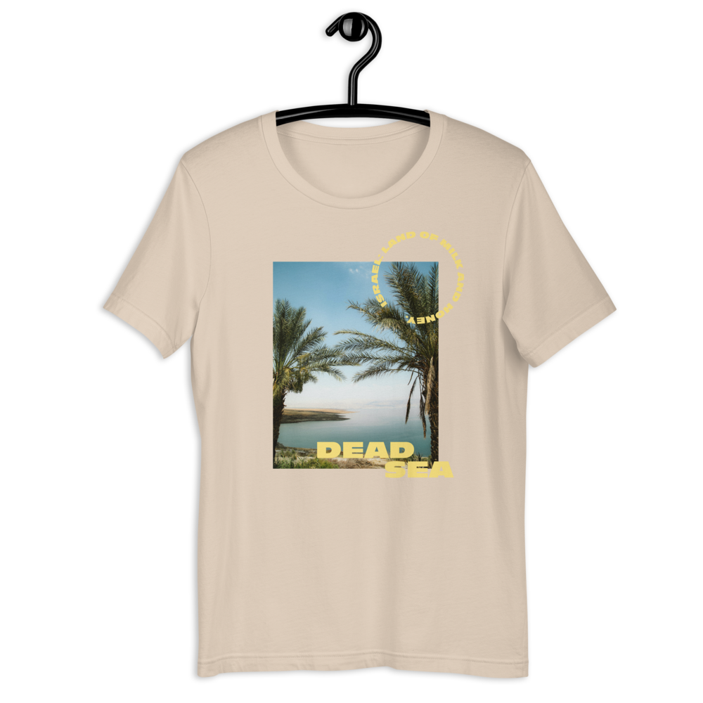 Camiseta unisex Mar Muerto - Diseño amarillo
