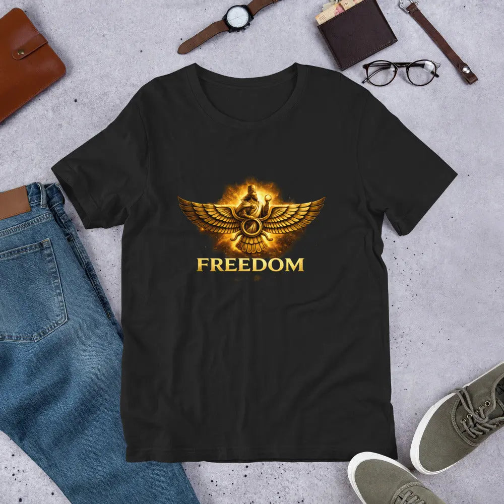 Persian Faravahar Freedom Shirt - Unisex t-shirt The Israel Store