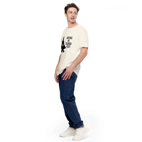 Justice at 30,000 Feet – Air Force Israel Unisex T-Shirt The Israel Store