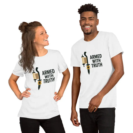 Armed with Truth – Torah & Sword Pro-Israel Unisex T-Shirt The Israel Store