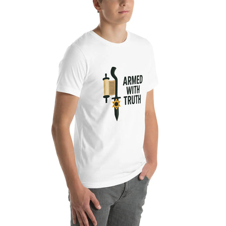 Armed with Truth – Torah & Sword Pro-Israel Unisex T-Shirt The Israel Store