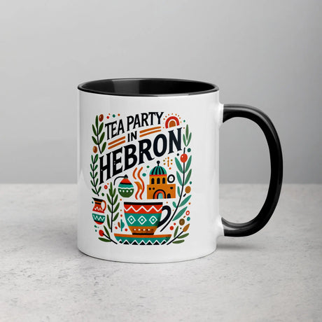 Tea Party in Hebron Mug – Celebrate Hebron’s Heritage The Israel Store