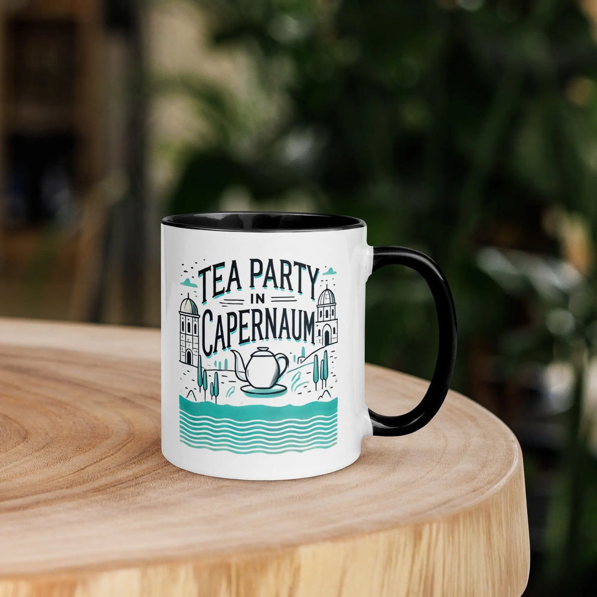 Tea Party in Capernaum Mug – Celebrate the Holy Land The Israel Store