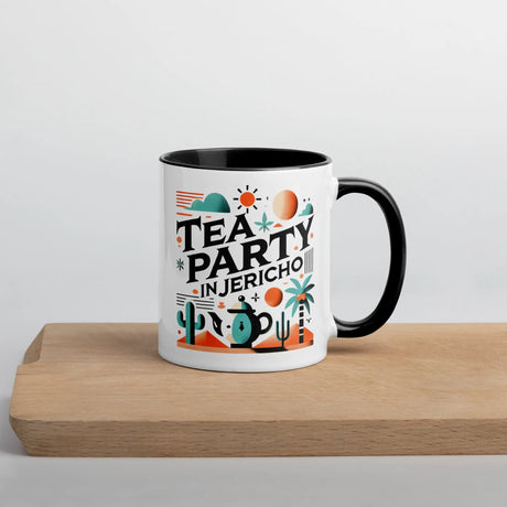 Tea Party in Jericho Mug – Sip Amid the Oasis of History The Israel Store