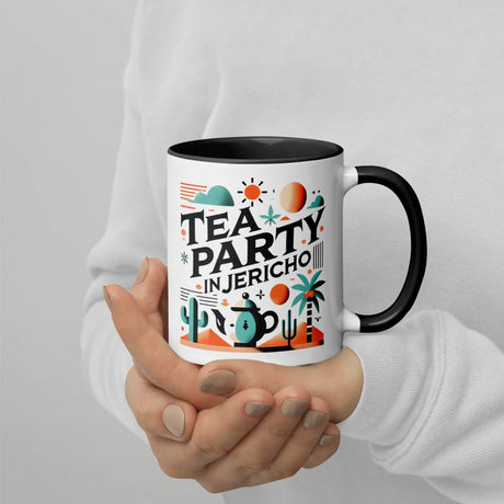 Tea Party in Jericho Mug – Sip Amid the Oasis of History The Israel Store