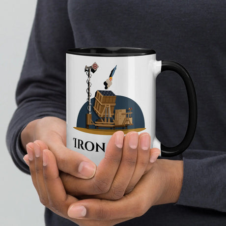 Iron Dome Mug with Color Interior – Patriotic Israel Defense Mug The Israel Store