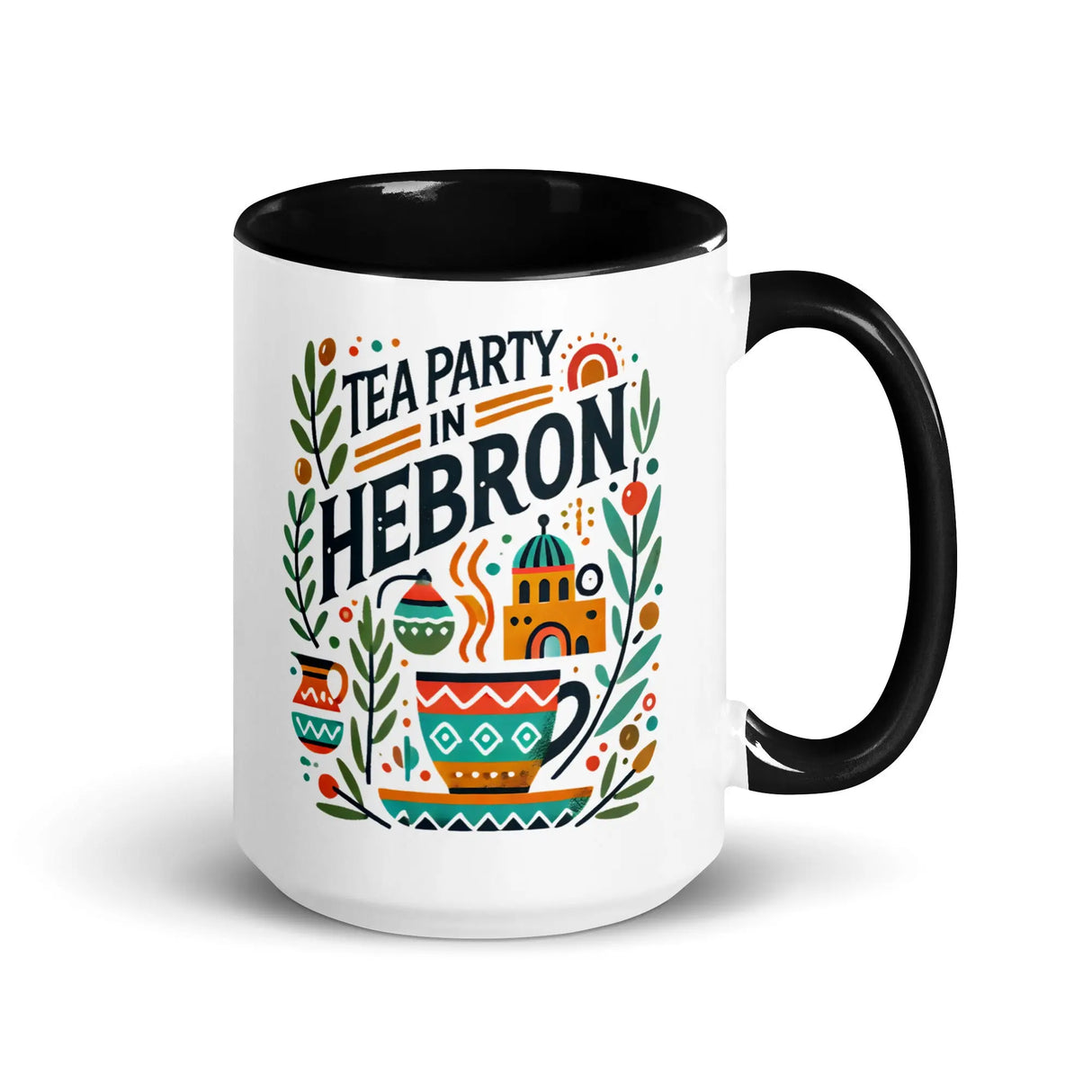 Tea Party in Hebron Mug – Celebrate Hebron’s Heritage The Israel Store