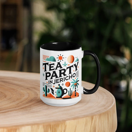 Tea Party in Jericho Mug – Sip Amid the Oasis of History The Israel Store