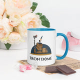 Iron Dome Mug with Color Interior – Patriotic Israel Defense Mug The Israel Store