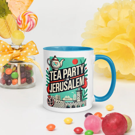 Tea Party in Jerusalem Mug – Celebrate Israel’s Timeless Charm The Israel Store