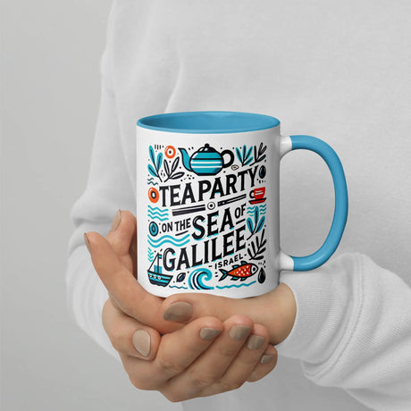 Tea Party on the Sea of Galilee Mug – A Taste of the Holy Land The Israel Store