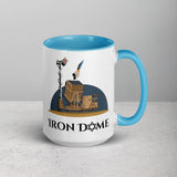 Iron Dome Mug with Color Interior – Patriotic Israel Defense Mug The Israel Store