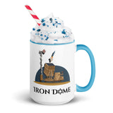 Iron Dome Mug with Color Interior – Patriotic Israel Defense Mug The Israel Store