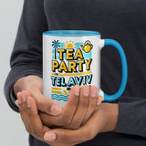 Tea Party in Tel Aviv Mug – Vibrant Design for Israel Lovers The Israel Store