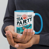 Tea Party in Eilat Mug – Dive Into the Vibrant Red Sea The Israel Store