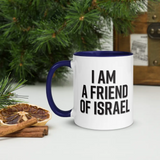 I Am A Friend of Israel Mug The Israel Store