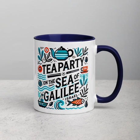 Tea Party on the Sea of Galilee Mug – A Taste of the Holy Land The Israel Store