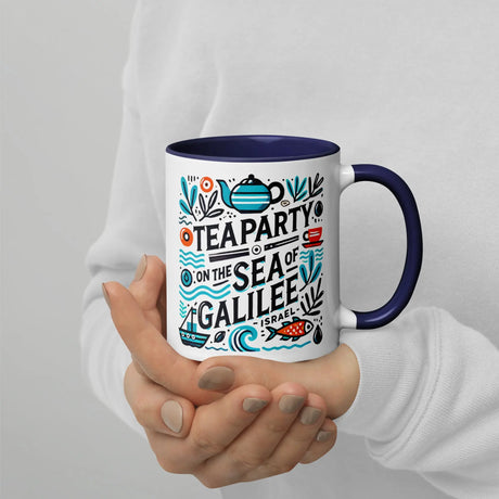 Tea Party on the Sea of Galilee Mug – A Taste of the Holy Land The Israel Store