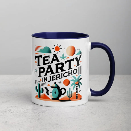 Tea Party in Jericho Mug – Sip Amid the Oasis of History The Israel Store