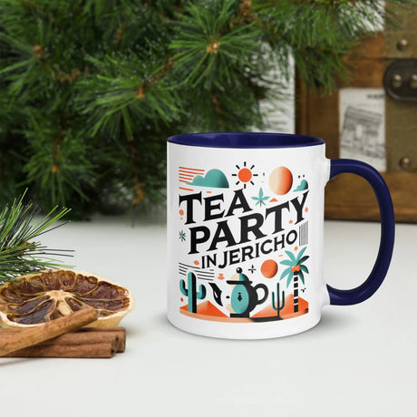 Tea Party in Jericho Mug – Sip Amid the Oasis of History The Israel Store