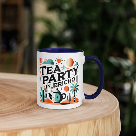 Tea Party in Jericho Mug – Sip Amid the Oasis of History The Israel Store