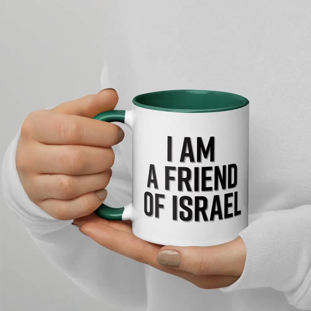 I Am A Friend of Israel Mug The Israel Store