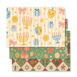 Holiday Star of David Wrapping Paper – 3-Pack for Hanukkah & Christmas The Israel Store