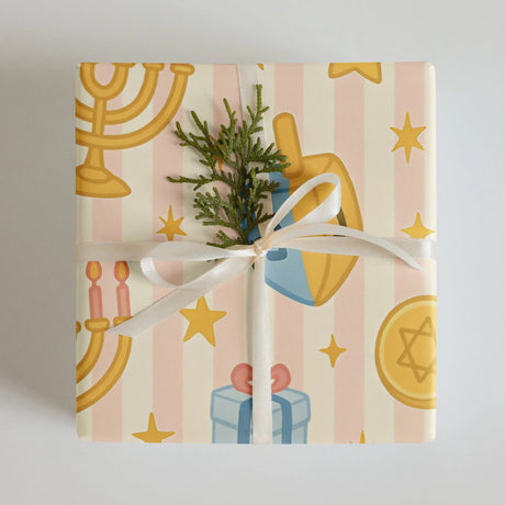 Holiday Star of David Wrapping Paper – 3-Pack for Hanukkah & Christmas The Israel Store