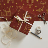 Jerusalem Celebration Gift Wrapping Paper (3 Pack) The Israel Store