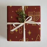 Jerusalem Celebration Gift Wrapping Paper (3 Pack) The Israel Store