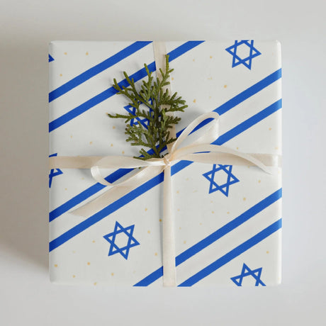 Israel-Inspired Gift Wrapping Paper (3 Pack) The Israel Store