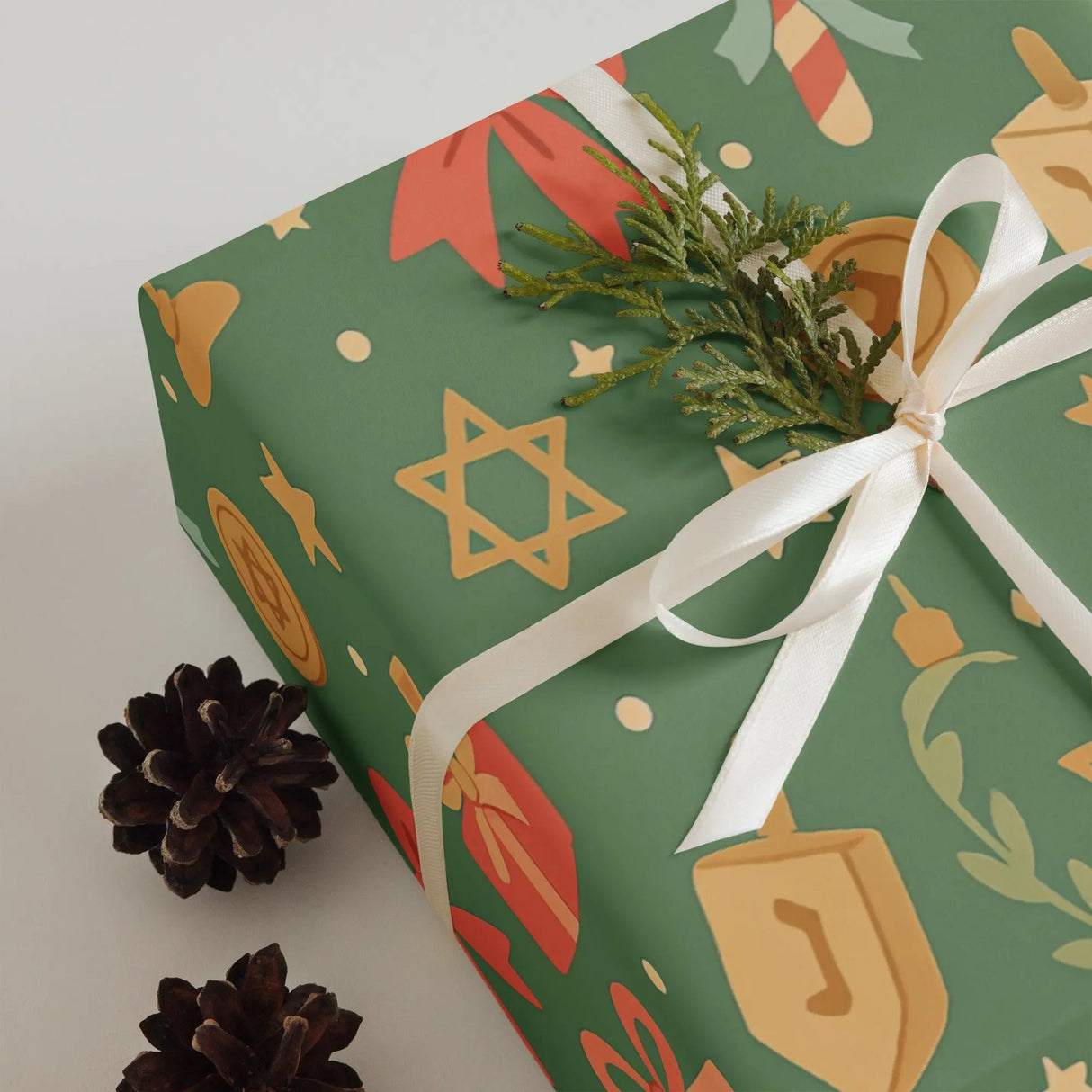 Holiday Star of David Wrapping Paper – 3-Pack for Hanukkah & Christmas The Israel Store