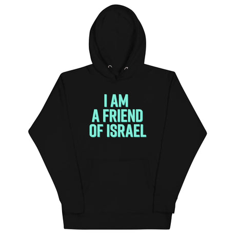 Friend Of Israel Unisex Hoodie - Blue Design The Israel Store