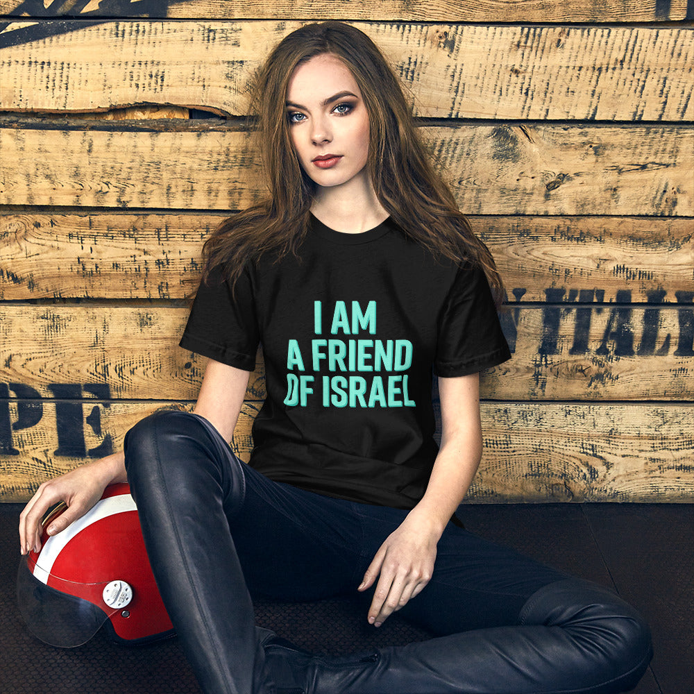 Friend Of Israel - Blue Design Unisex T-Shirt